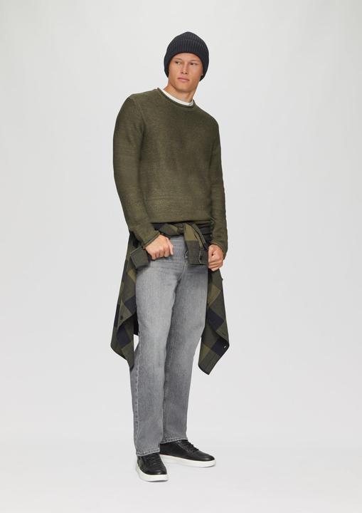 Actual product image s.Oliver Strickpullover Strickpullover mit Rollkante (XL)