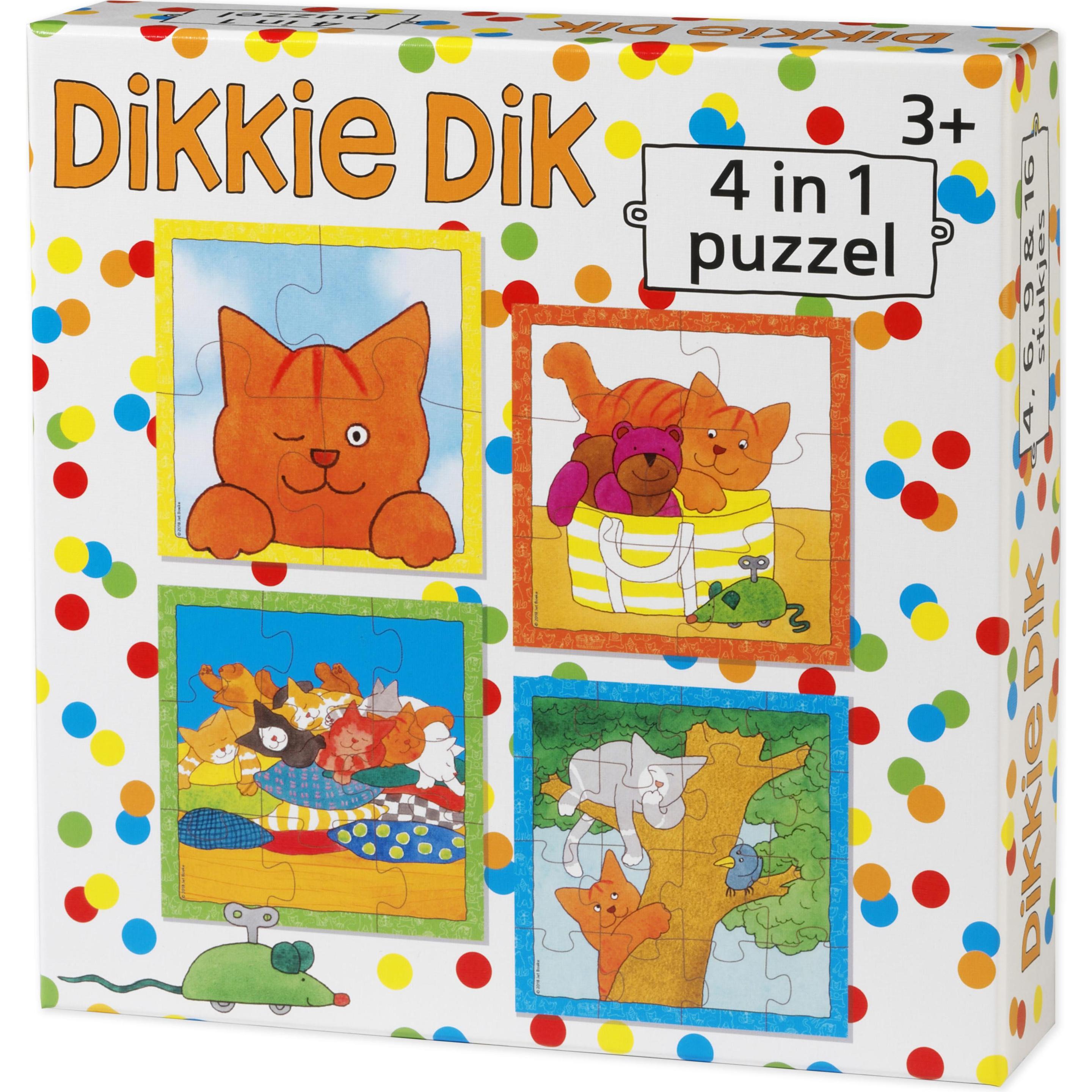 Bambolino Toys Dikkie Dik Puzzle (4 Teile)