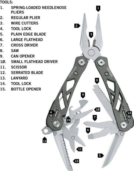 Produktbild Gerber Gear Suspension Multi-Plier (12 Funktionen)