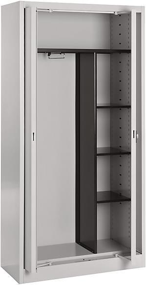 Produktbild Mauser Stahlschrank mit Einschwenktüren (95 x 42 x 195 cm)