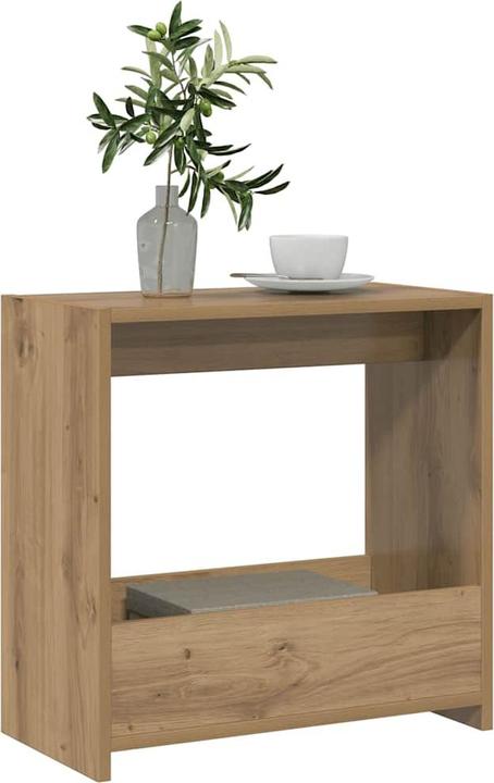 vidaXL Beistelltisch Artisan-Eiche 50x26x50 cm Holzwerkstoff Akzenttisch (50 x 26 x 50 cm)