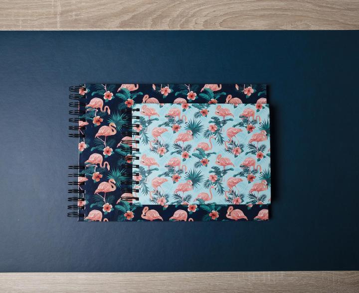 Actual product image Exacompta Photo Spiral Album Flamingo, 230 x 160 mm, light blue