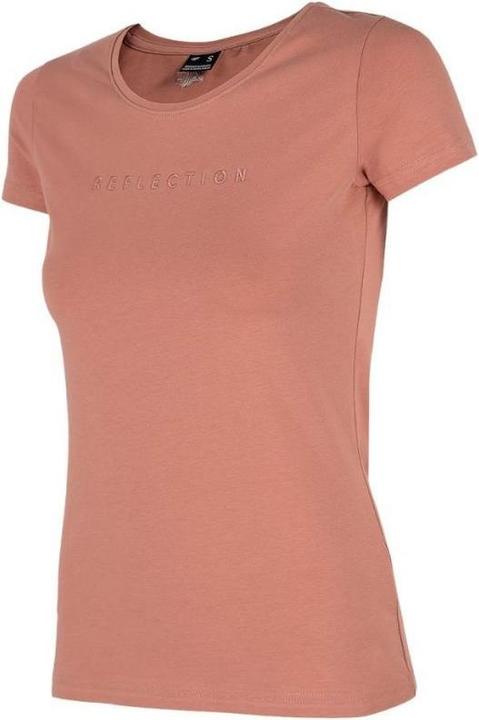 Actual product image 4F Ladies Salmon T-Shirt H4Z22 TSD029 64S (M) (M)