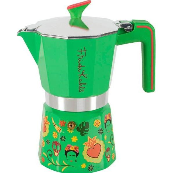 Pedrini 6TZ FRIDA KAHLO, verde, Caffettiera moka, Verde