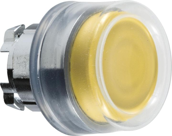 Actual product image Schneider Electric Pushbutton 22mm ZB4BP5 Yellow