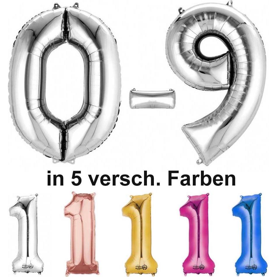 Thumbnail - Amscan Folienballon Zahl 0