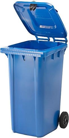 Image du produit kaiserkraft Poubelle à papier verrouillable (240 l)