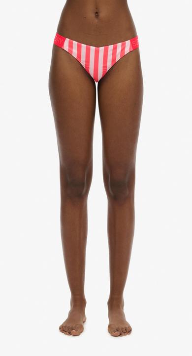 Superdry Stripe Cheeky Bikini Bottoms (XS)