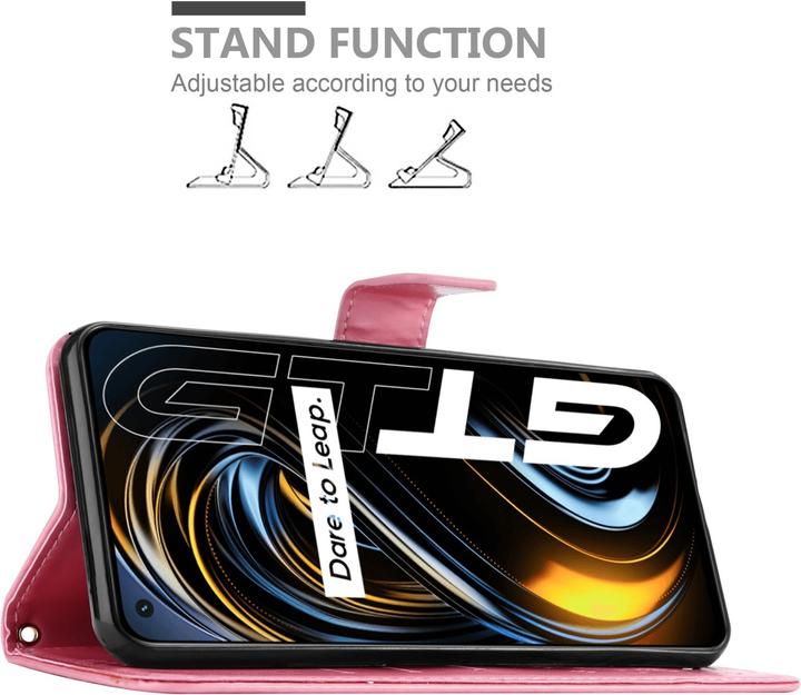 Image du produit Cadorabo Housse Flower Book pour Realme GT / GT Neo 2T / Q3 PRO (Realme GT Neo 2T, Realme Q3 Pro 5G)