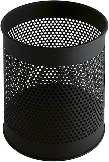 kaiserkraft Corbeille à papier perforée, ronde (15 l)