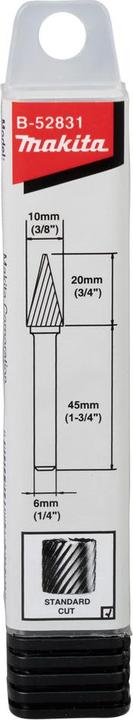 Produktbild Makita HM Frässtift, SM Kopfform – spitzig