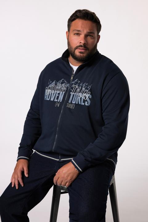 Produktbild Men+ Sweatjacke, Stehkragen, Brustprint (XL)