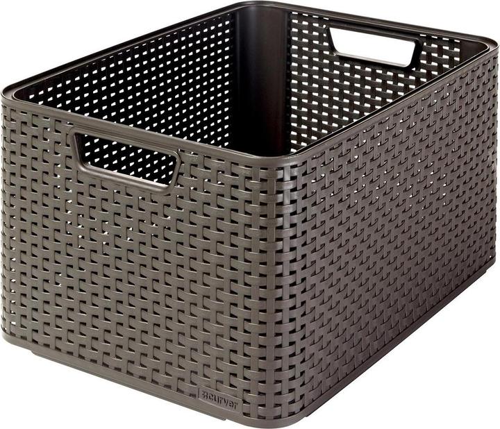 Actual product image Curver STORAGE BOXSTYLE L BROWN 205850 (30 l)