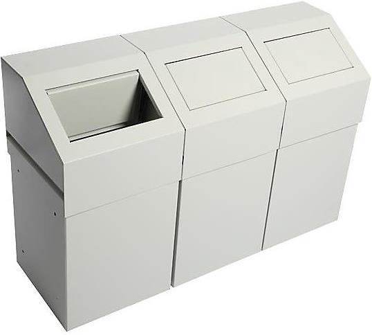Produktbild kaiserkraft Abfalltrennstation 3er-Set (50 l)