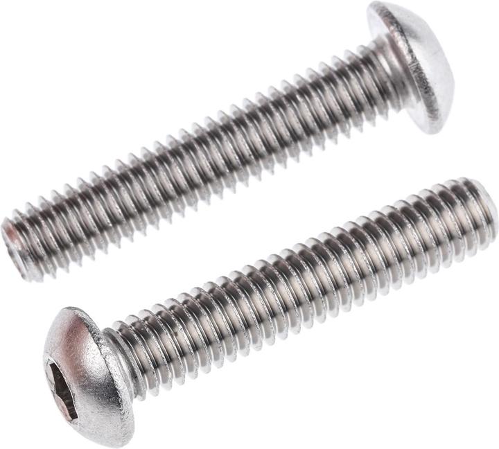 Productafbeelding RS PRO A2 S/Staal skt knoopkopschroef,M6x30mm