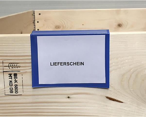 Produktbild kaiserkraft Beschriftungstaschen, VE 100 Stk (A6, 100 Stück)