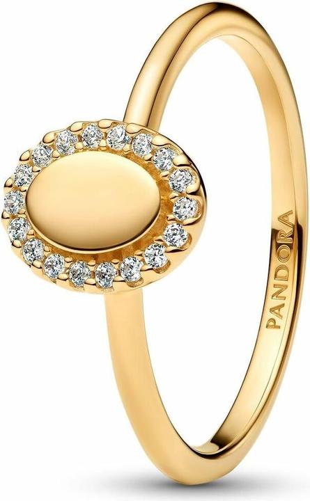 Produktbild Pandora Gravierbarer Ovaler Strahlenkranz Ring (56)