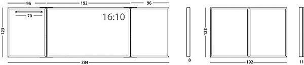 Actual product image kaiserkraft Presentation cabinet