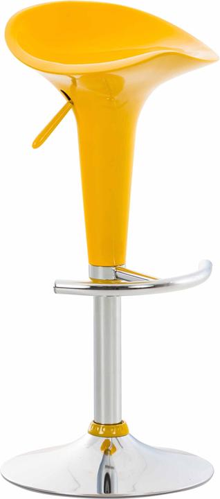 Actual product image CLP Bar stool Saddle, yellow