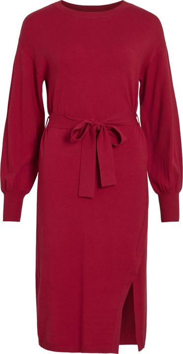 Vila Gürtel Midi Strickkleid (L, M)