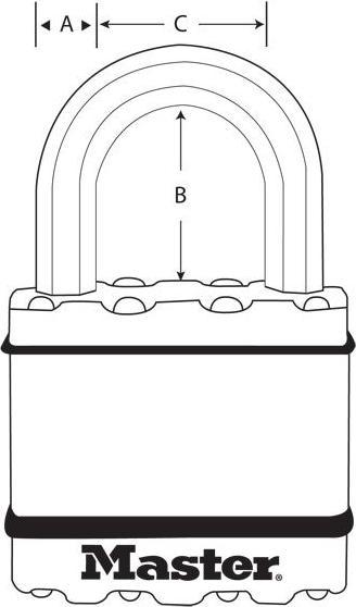 Produktbild Master Lock Excell M1BEURT