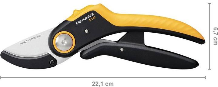 Actual product image Fiskars Plus PowerLever Anvil Garden Shears P741