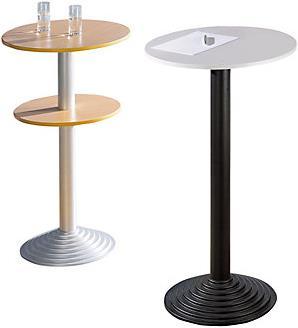 Image du produit kaiserkraft Table de bistrot avec pied en fonte