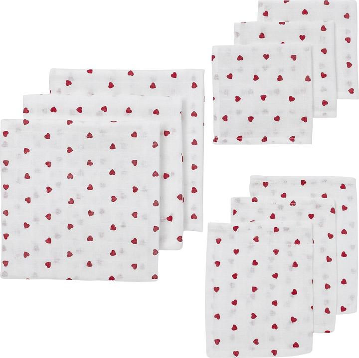 blanc avec des cœurs