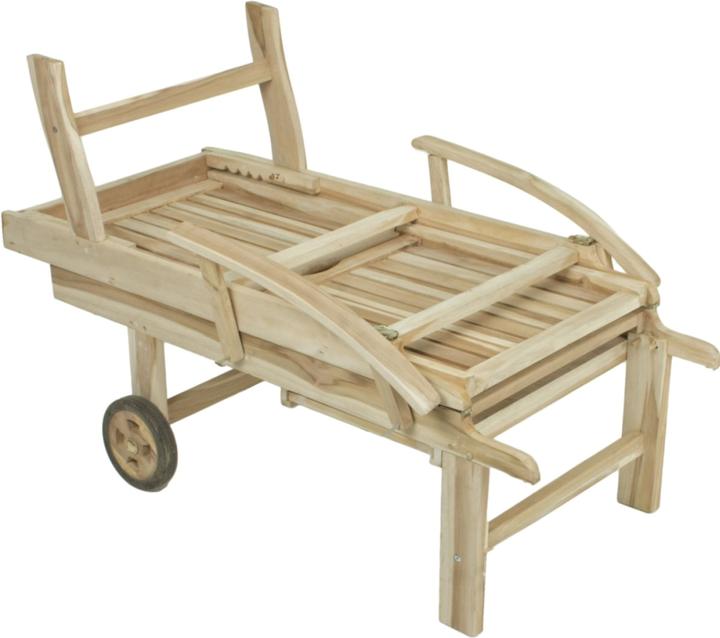Immagine prodotto Garden Pleasure Lettino prendisole Java in legno naturale (195 cm)