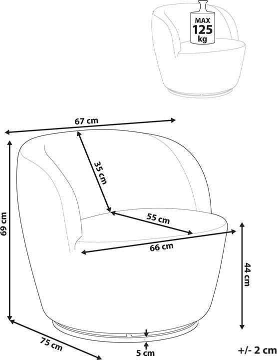 Actual product image Beliani Kuolpa