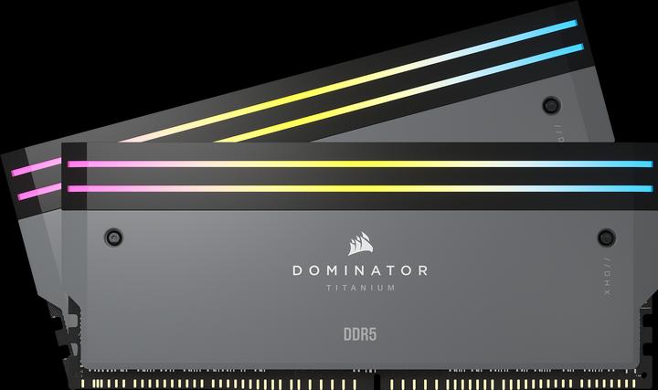 Produktbild Corsair DOMINATOR Titanium Light Enhancement Kit, 2-up config, Functional LEDs, Grey Heatsink, no DRAM ICs (Mehrfarbig)