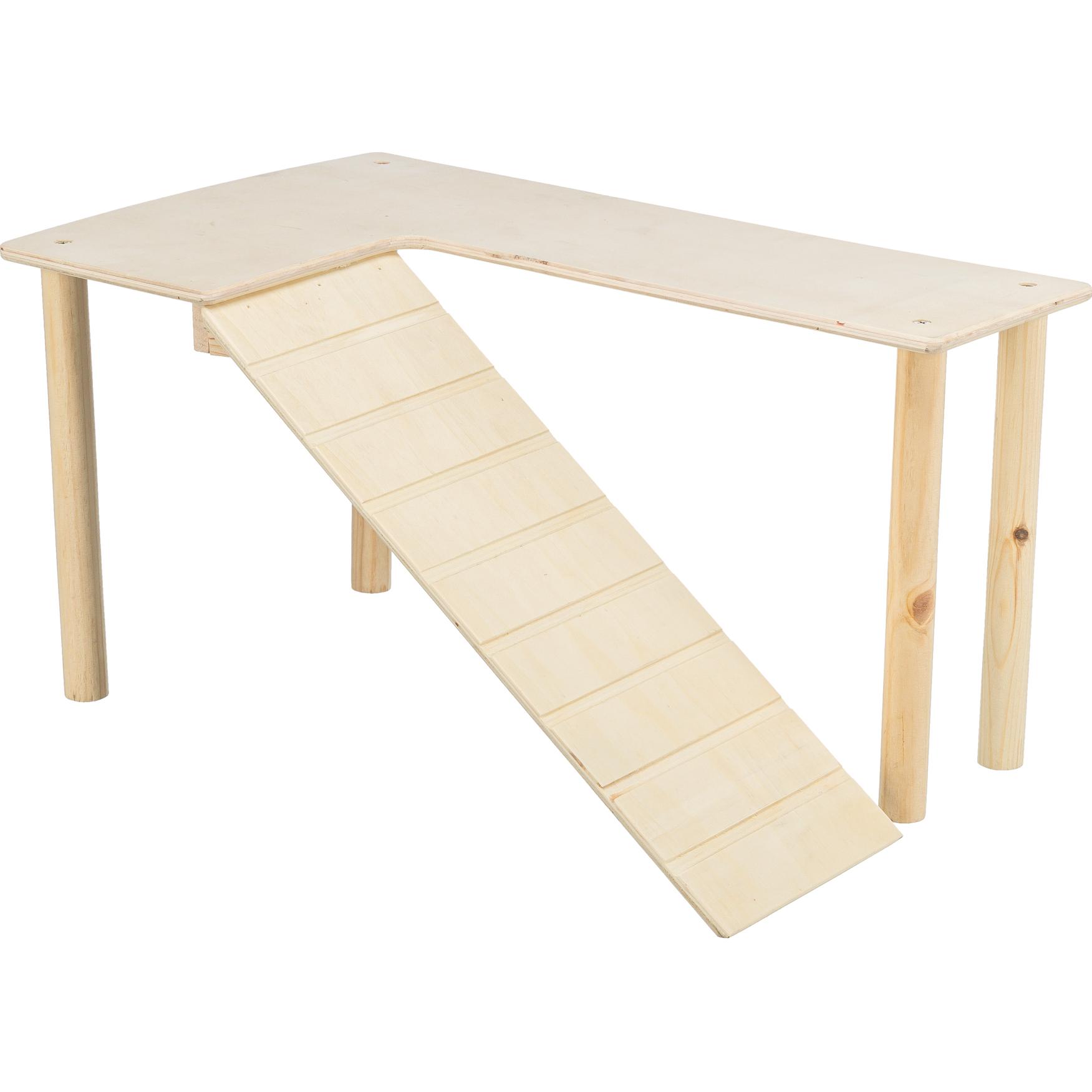 Comparer les prix de Plateforme avec rampe en bois pour petit rongeur