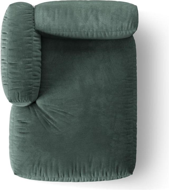 Image du produit Micadoni Chaise longue modulable gauche, "Martina", 1 Place, 176x123x75 Fabriqué en Europe (Recamière)