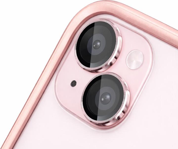 Produktbild RhinoShield PROTECTION CAMÉRA IPHONE 15/15 PLUS (ROSE) (1 Stk., Apple iPhone 15, Apple iPhone 15 Plus)