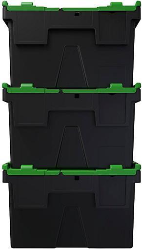 Actual product image kaiserkraft Mehrweg-Stapelbehälter