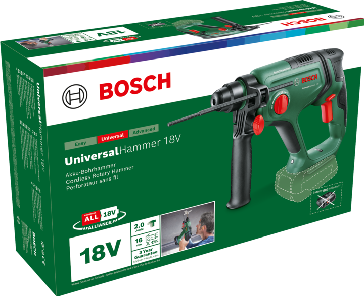 Actual product image Bosch Home & Garden Universal Hammer 18V (Rechargeable battery operated)