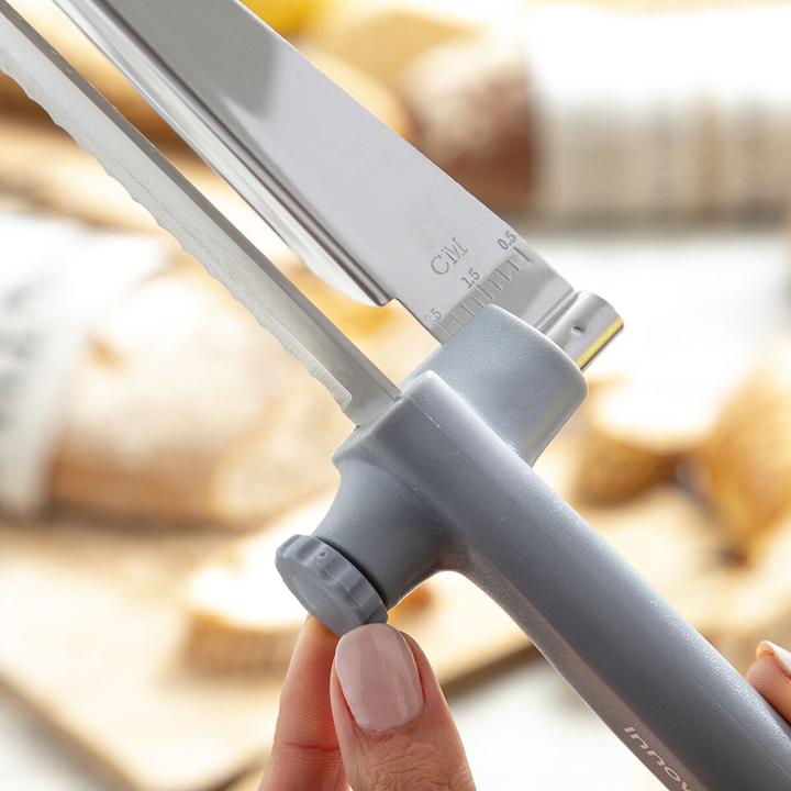Image du produit InnovaGoods Couteau à pain avec guide de coupe réglable
