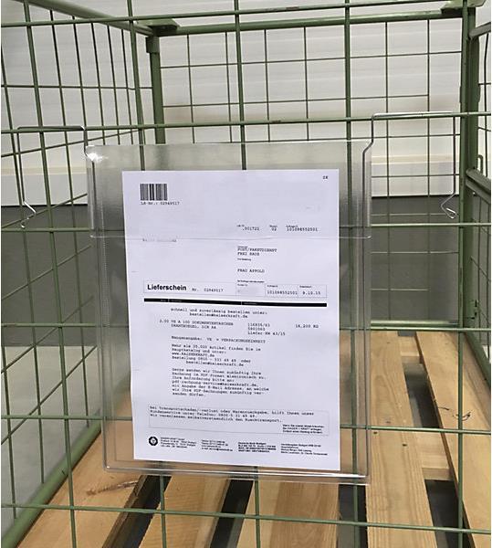 Produktbild kaiserkraft Drahtbügeltaschen (A4 hoch, 100 Stück)