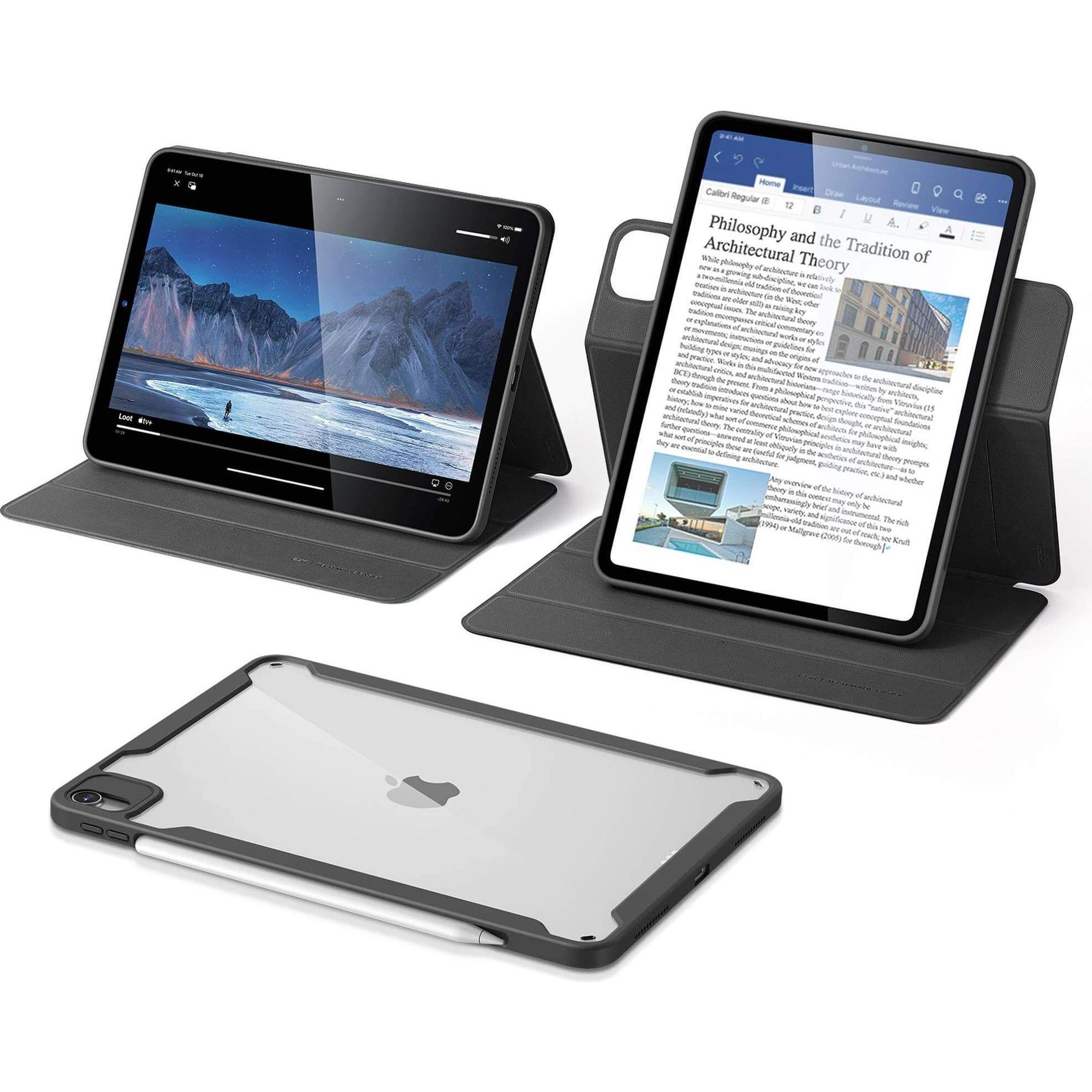Thumbnail - ESR Rebound Hybrid (iPad Air 11 2024 (M2), IPad Air 10.9 (2020), iPad Air 10.9 (2022)), Tablet Hülle, Schwarz