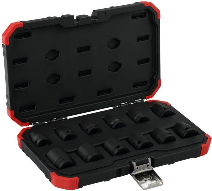 Produktbild Gedore Red red R63003012 Kraftschrauber-Steckschlüssel-Satz 1/2 12-teilig (19 mm, 12 mm, 24 mm, 14 mm, 22 mm, 16 mm, 23 mm, 10  mm, 21 mm, 18 mm, 17 mm, 11 mm, 15 mm, 13 mm, 20 mm)