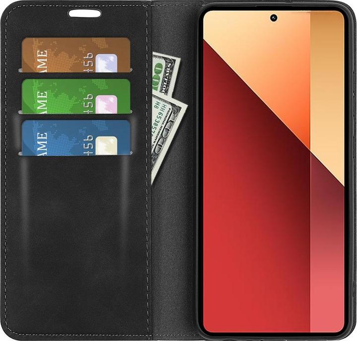 Actual product image Cover-Discount Poco M6 Pro / Redmi Note 13 Pro 4G - Stand Case black (Xiaomi Poco M6 Pro, Xiaomi Redmi Note 13 Pro 4G)