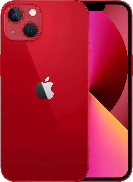 Actual product image Re!commerce iPhone 13 (128 GB, Red, 6.10", 12 Mpx, SIM + eSIM, B / Very good)