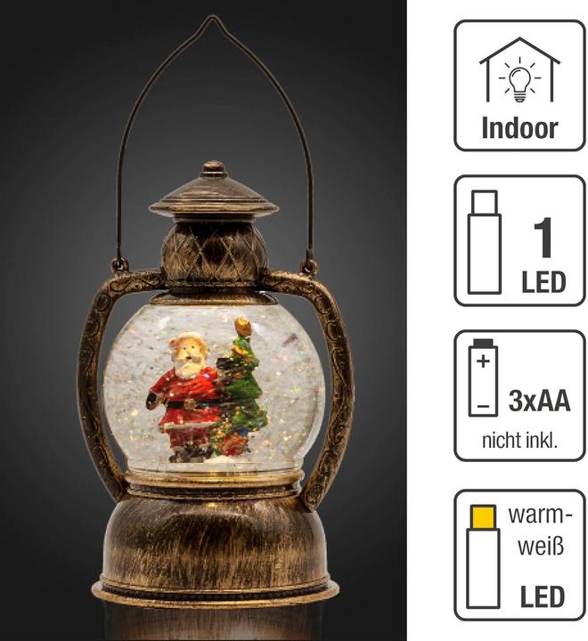 Produktbild Hellum Schneekugel Weihnachtsmann