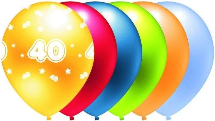Mk Trade Ballon 40 Mix aus Metallic-Farben 5 Stk (5 x)