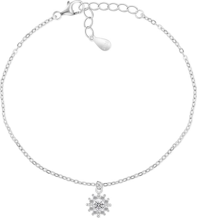 Brilio Silver - Beautiful silver bracelet with zircons BRC51W