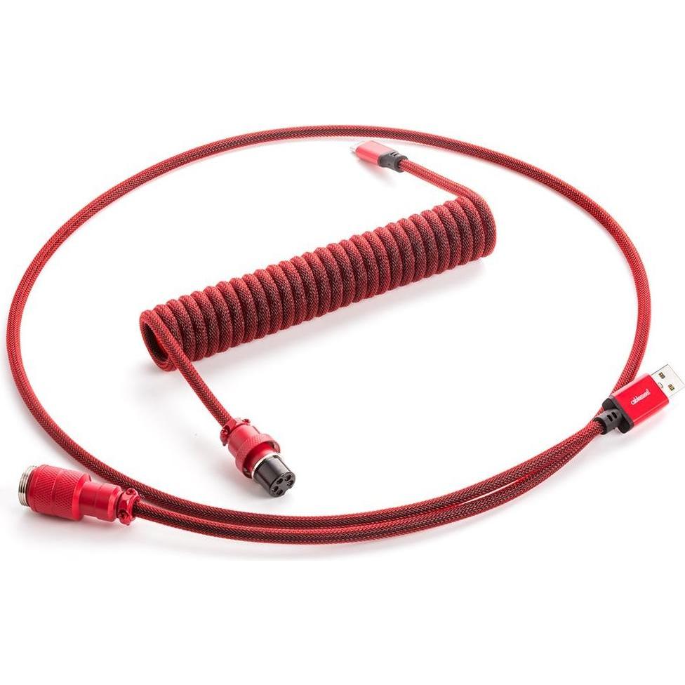 CableMod Pro Coiled Keyboard Cable USB-C zu USB Typ A, Republic (1.50 m, USB 2.0), USB Kabel
