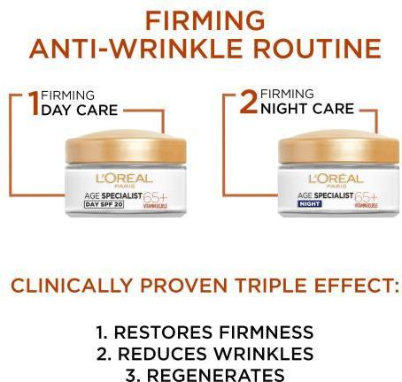 Productafbeelding L'Oréal Paris Leeftijd Specialist 65+ (50 ml, 24h crème, SPF 20)