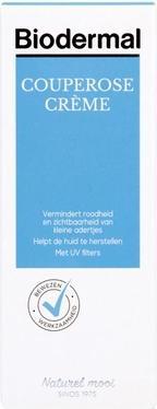 Produktbild Bioderma Biodermal Couperose Day Cream - Prevents Visibility Rosacea - 30ml (Körpercreme, 30 ml)