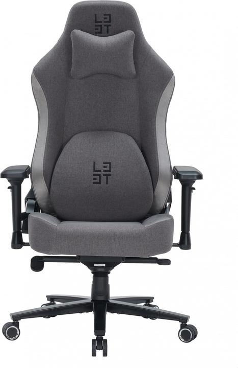Image du produit Deltaco Gaming L33T Gaming Chair Neolite Soft Fabric - Dark Grey