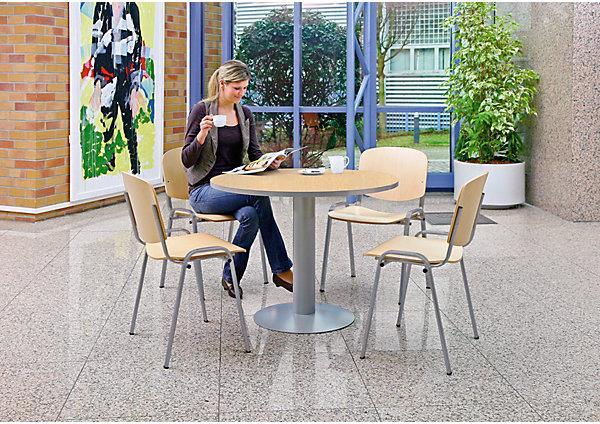 Actual product image kaiserkraft Column table (100 x 100 x 72 cm)